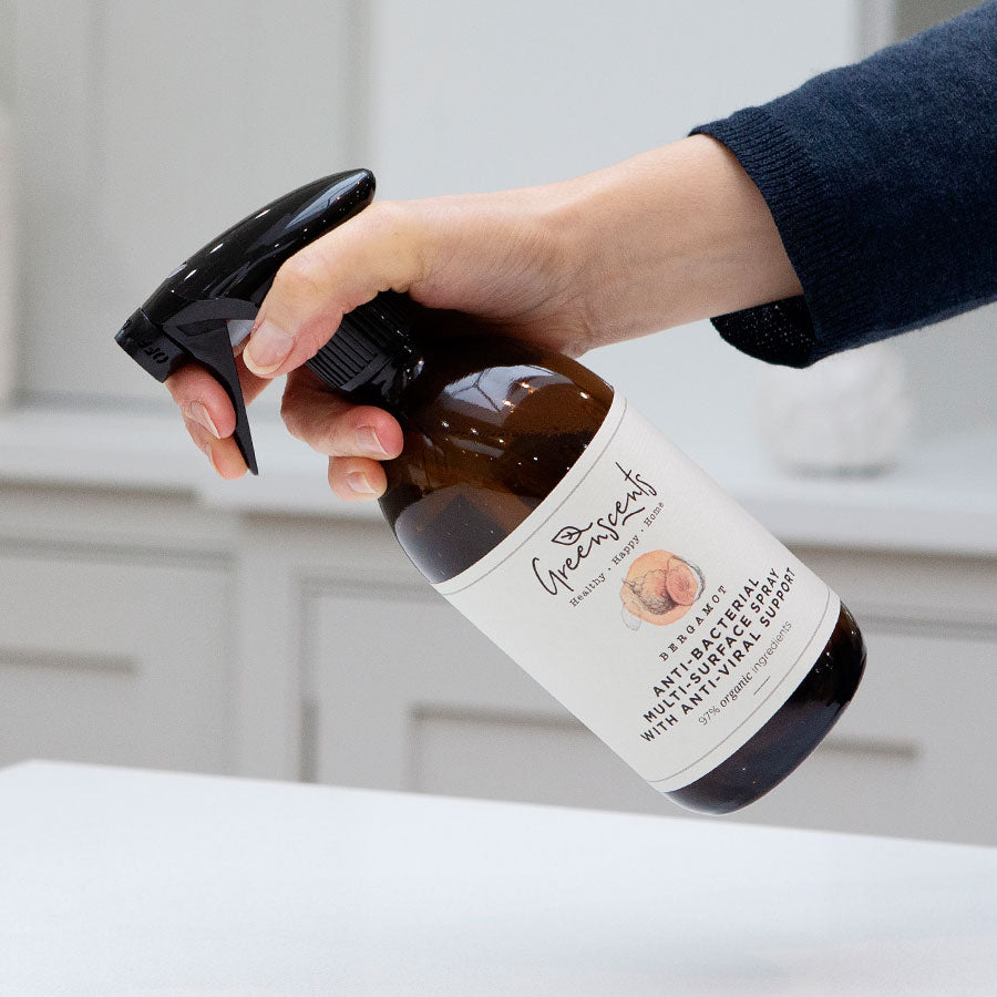 Greenscents Organic Anti-Bacterial Spray – Multi-Surface Germ Protection
