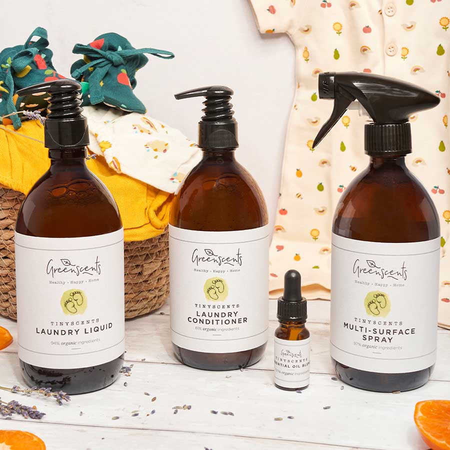 Tinyscents Collection | Organic Baby-Safe Cleaning, Laundry & Essential Oils