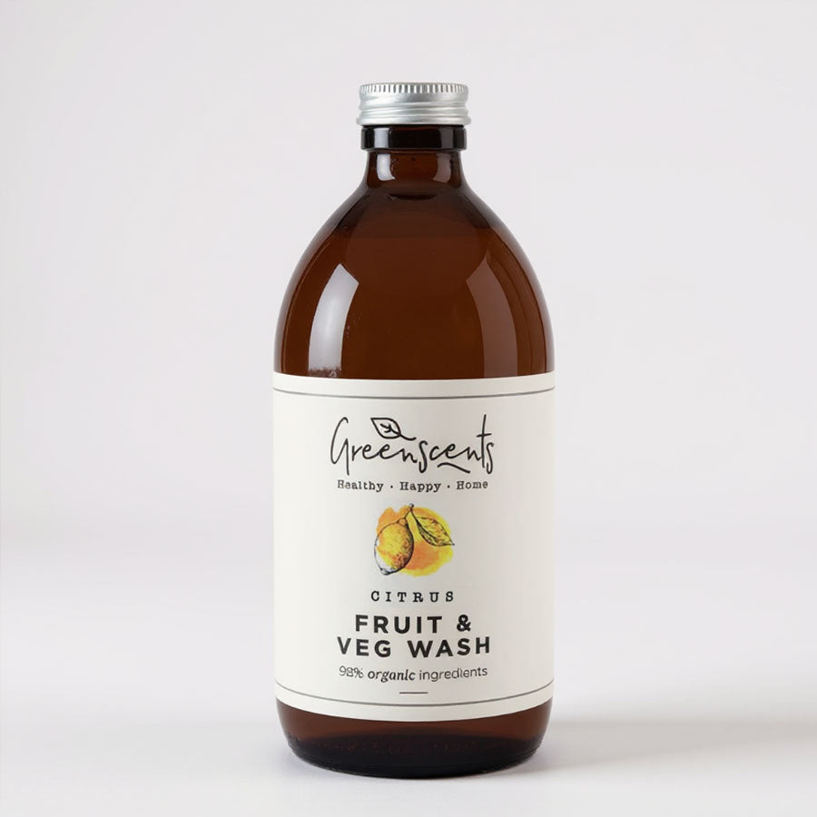 Greenscents Organic Fruit & Veg Wash – Removes Pesticide & Bacteria Residue the Natural Way