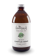 8MB Greenscents Castile Soap 500 ml bottle Minty scent