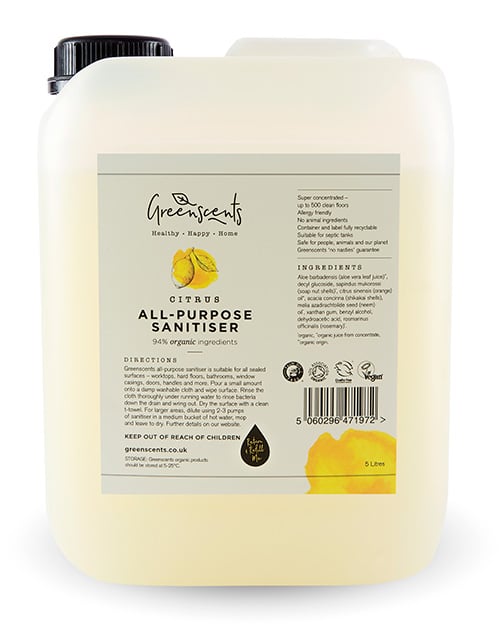 All purpose sanitiser