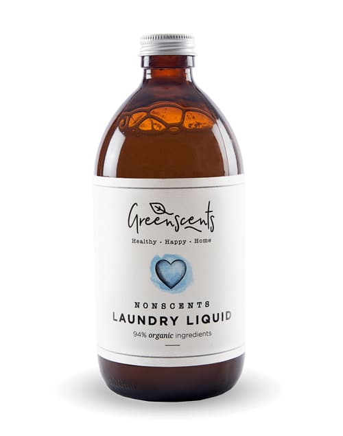 Nonscents Organic Laundry Liquid – Fragrance-Free, Gentle & Non-Toxic | Greenscents