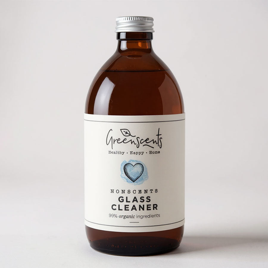 Greenscents Organic Glass Cleaner – Streak-Free Shine for Windows, Mirrors & Glass Surfaces