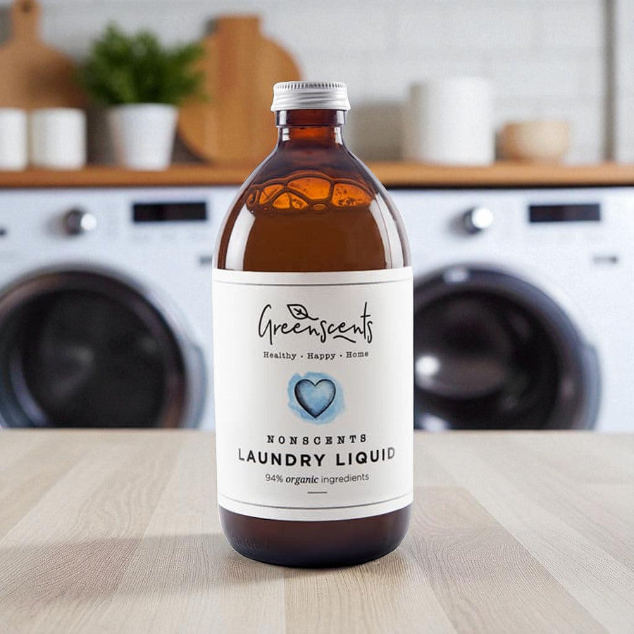Nonscents Organic Laundry Liquid – Fragrance-Free, Gentle & Non-Toxic | Greenscents