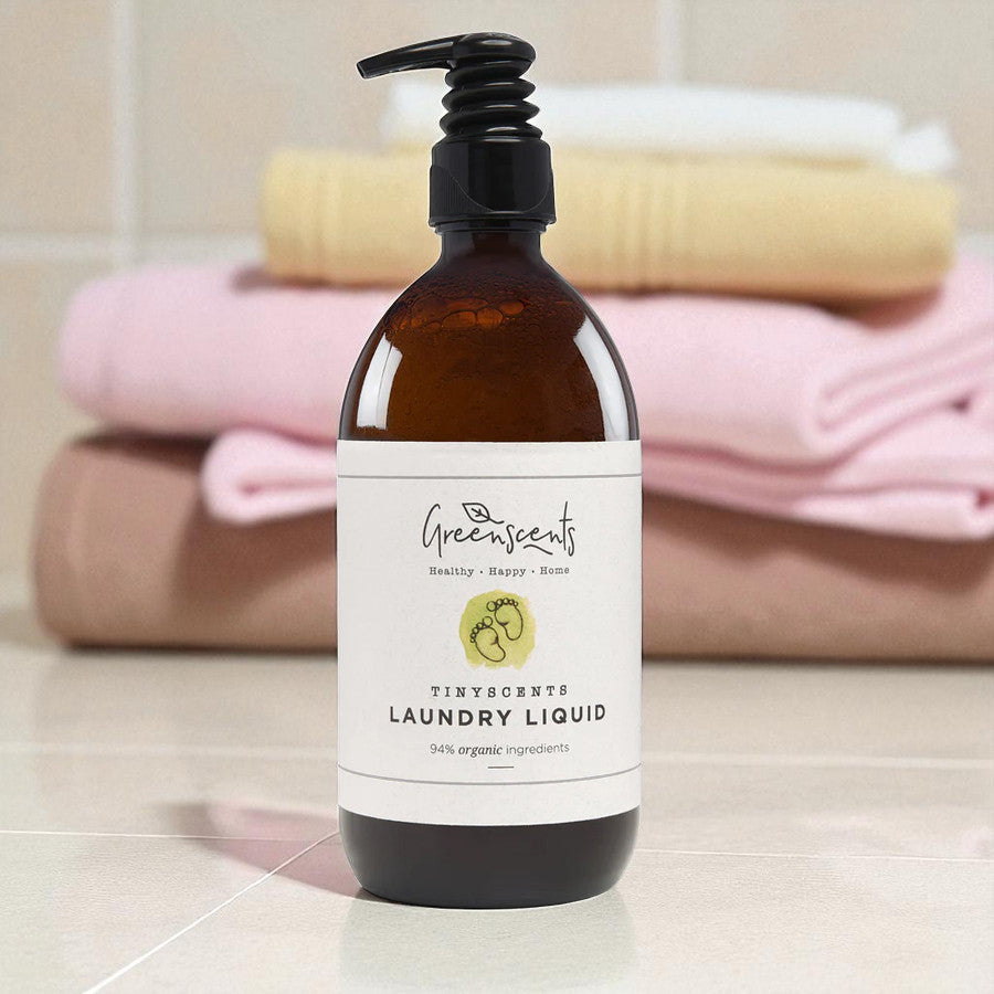 Greenscents Organic Laundry Liquid – Gentle, Non-Toxic & Effective for All Fabrics