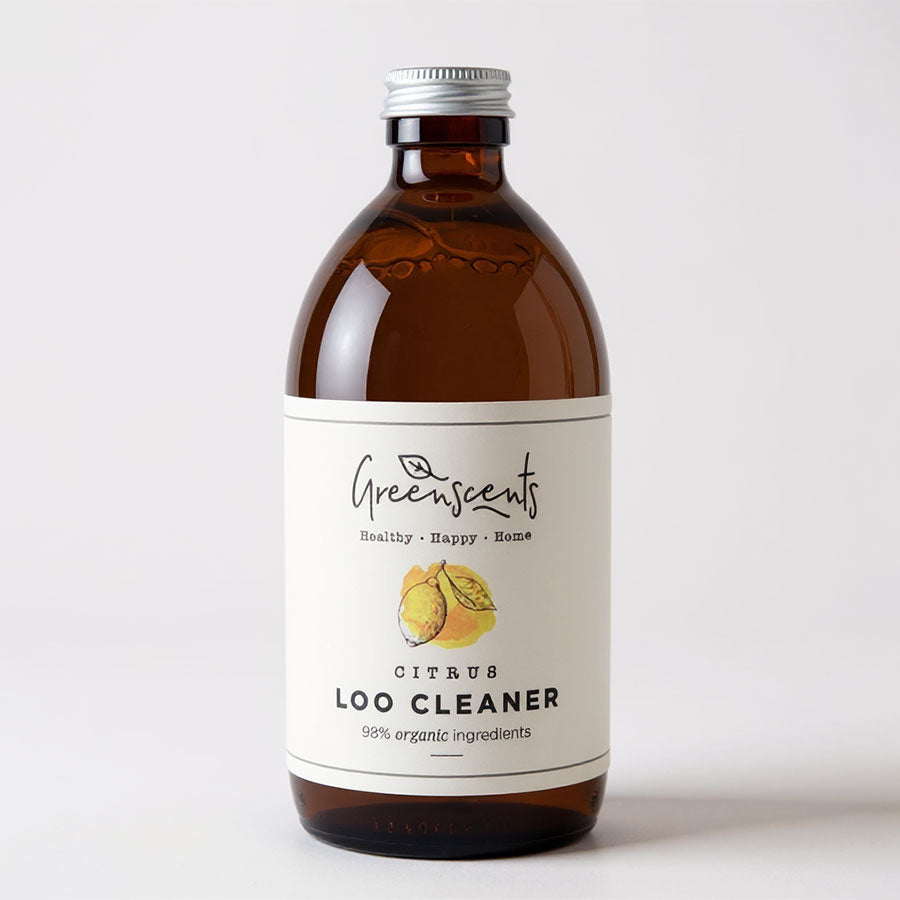 Greenscents Organic Loo Cleaner – Natural Anti-Bacterial Toilet Liquid with Cider Vinegar & Neem