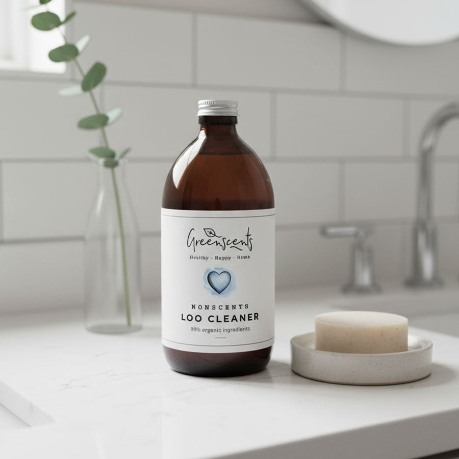 Nonscents Organic Loo Cleaner – Fragrance-Free, Natural Toilet Liquid with Cider Vinegar & Neem | Greenscents