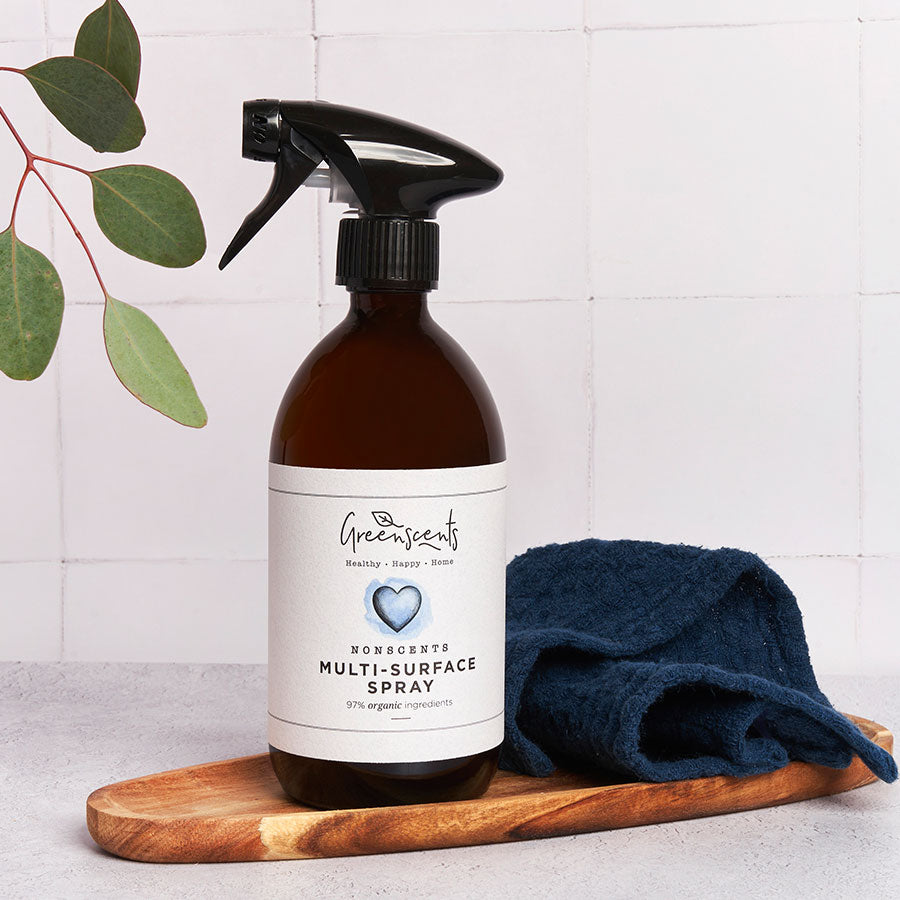 Greenscents Organic Multi-Surface Spray – Non-Toxic, Streak-Free & Safe for Homes