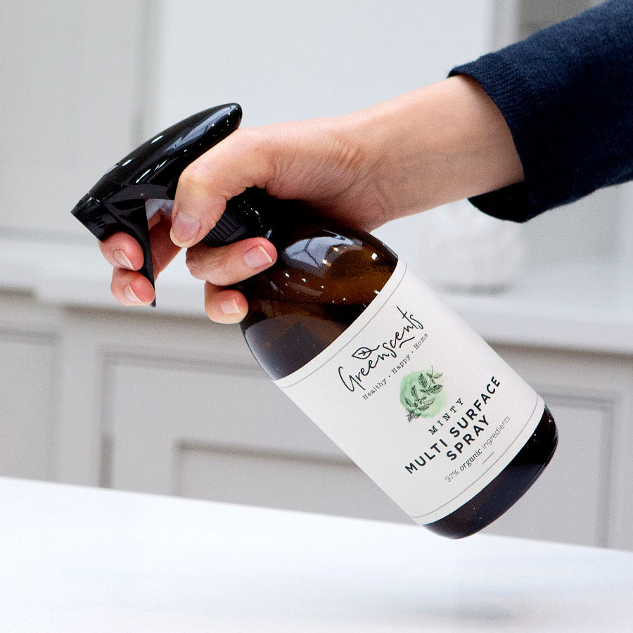 Greenscents Organic Multi-Surface Spray – Non-Toxic, Streak-Free & Safe for Homes