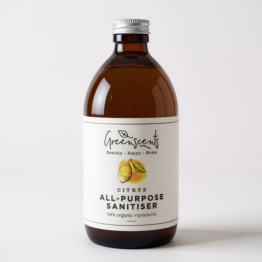 Greenscents Organic All-Purpose Sanitiser – Citrus-Scented Surface Cleaner for Safe, Natural Hygiene