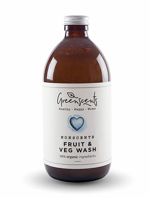 Greenscents Fruit & Veg Wash 500 ml bottle Nonscents scent